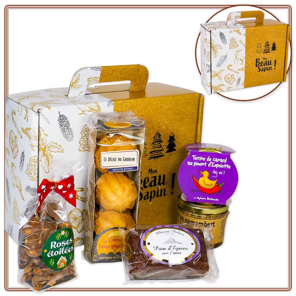 PRE-COMMANDE* Box cadeau Noël gourmand – Coffret cadeaux